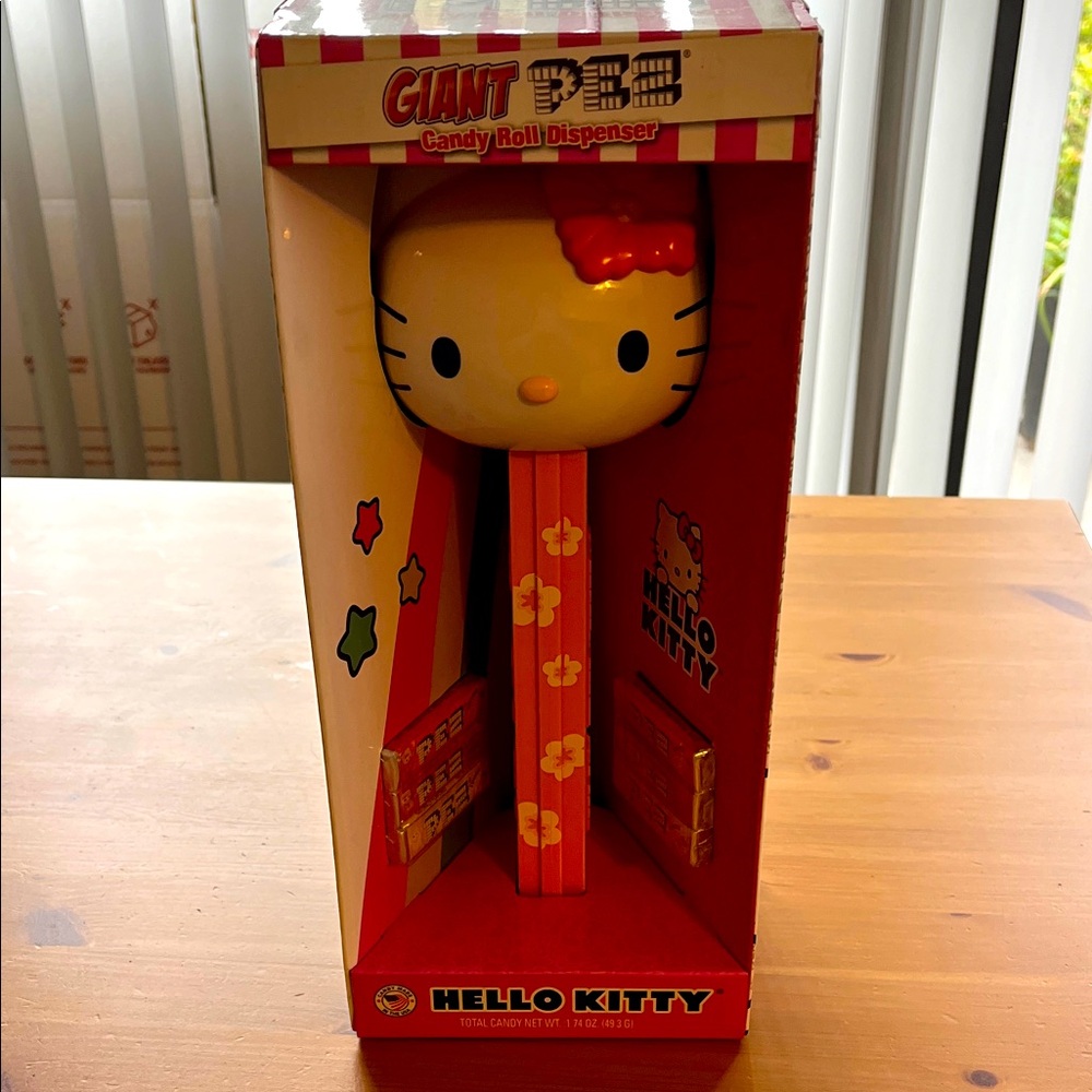 Collectible Hello Kitty Giant Pez Dispenser. New/sealed.